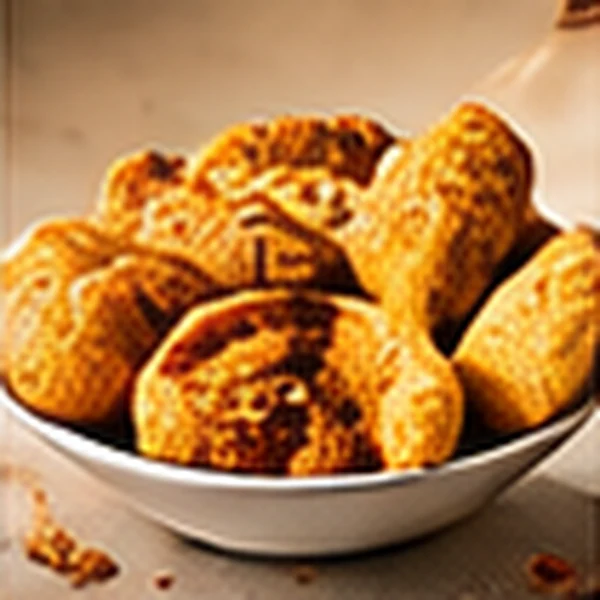 Crocchè salsa cheddar e cipolla croccante